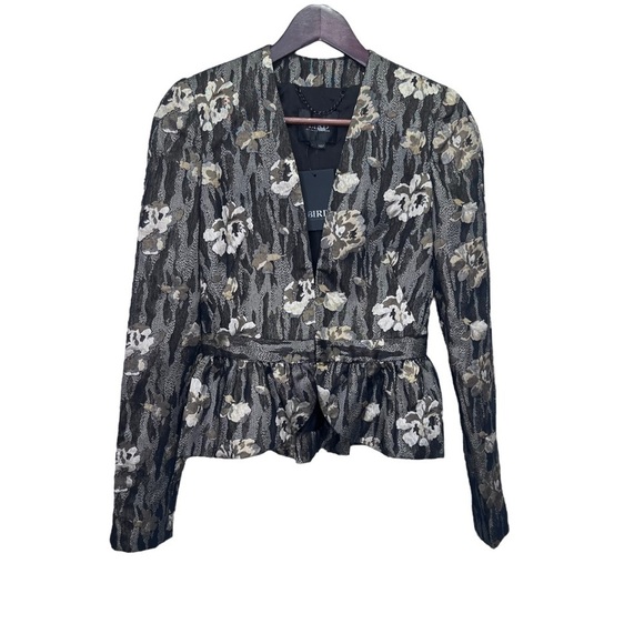 Bird by Juicy Couture Floral Jacquard Blazer Size XS NWT Mod Feminine - Picture 1 of 15